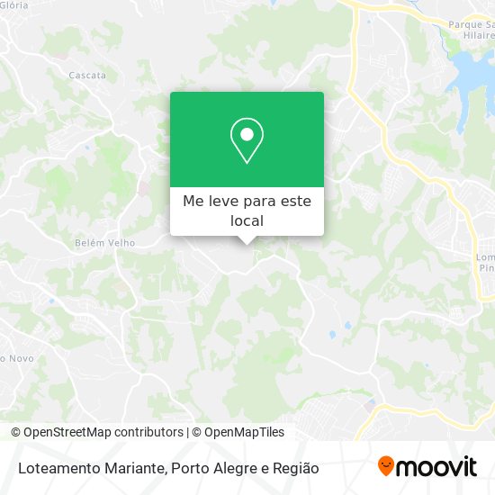 Loteamento Mariante mapa