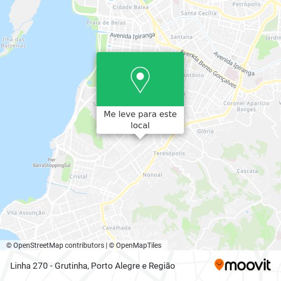 Linha 270 - Grutinha mapa