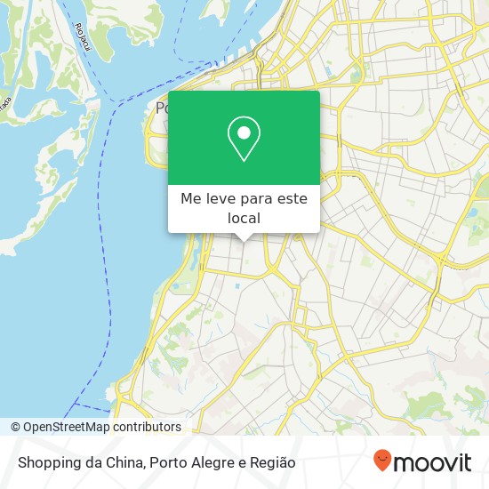 Shopping da China mapa