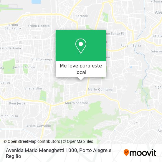 Avenida Mário Meneghetti 1000 mapa