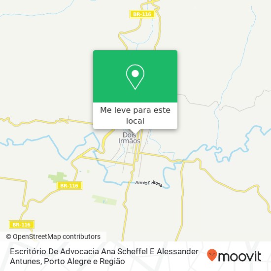 Escritório De Advocacia Ana Scheffel E Alessander Antunes mapa