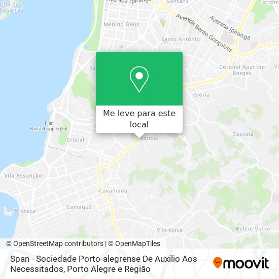 Span - Sociedade Porto-alegrense De Auxilio Aos Necessitados mapa