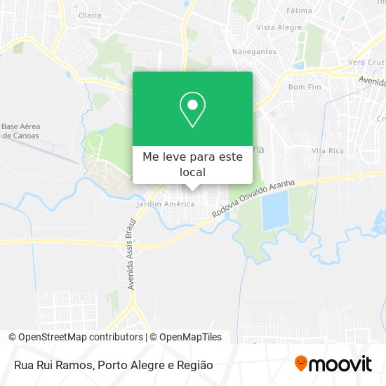 Rua Rui Ramos mapa