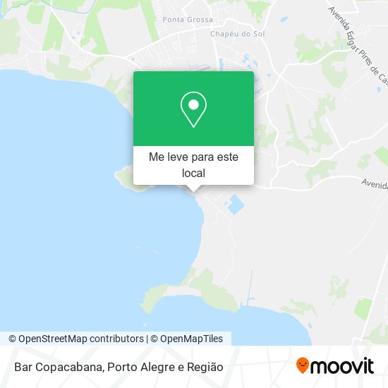 Bar Copacabana mapa