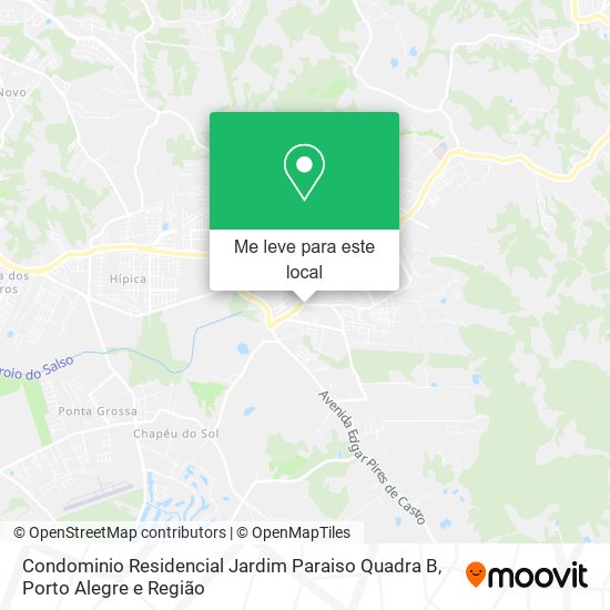 Condominio Residencial Jardim Paraiso Quadra B mapa
