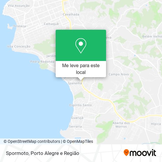 Spormoto mapa