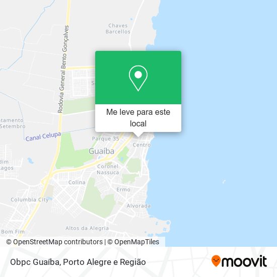 Obpc Guaíba mapa