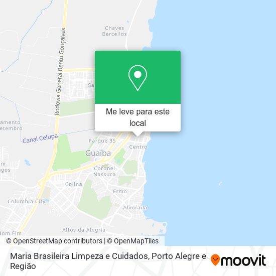 Maria Brasileira Limpeza e Cuidados mapa