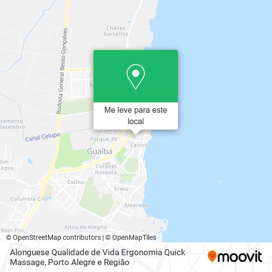 Alonguese Qualidade de Vida Ergonomia Quick Massage mapa