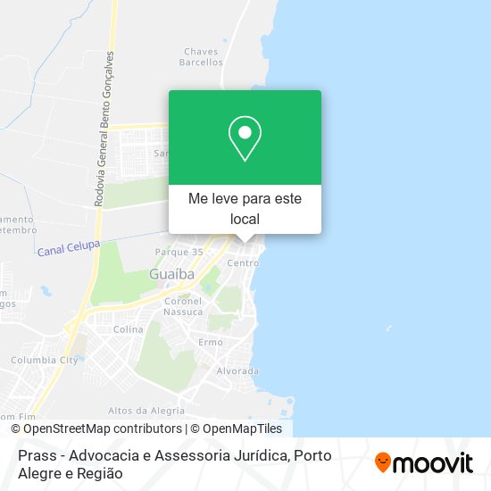 Prass - Advocacia e Assessoria Jurídica mapa