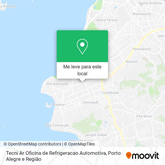 Tecni Ar Oficina de Refrigeracao Automotiva mapa