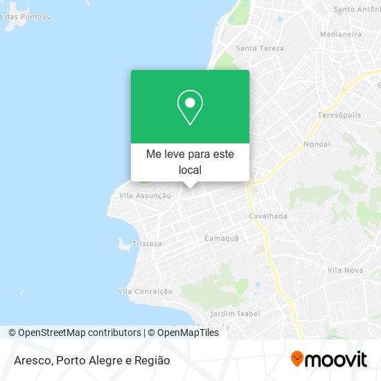 Aresco mapa