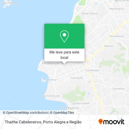 Thaithe Cabelereiros mapa