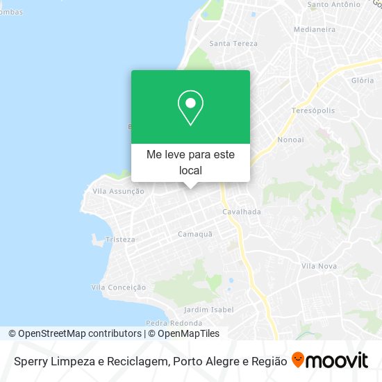 Sperry Limpeza e Reciclagem mapa