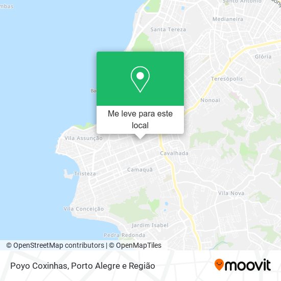 Poyo Coxinhas mapa