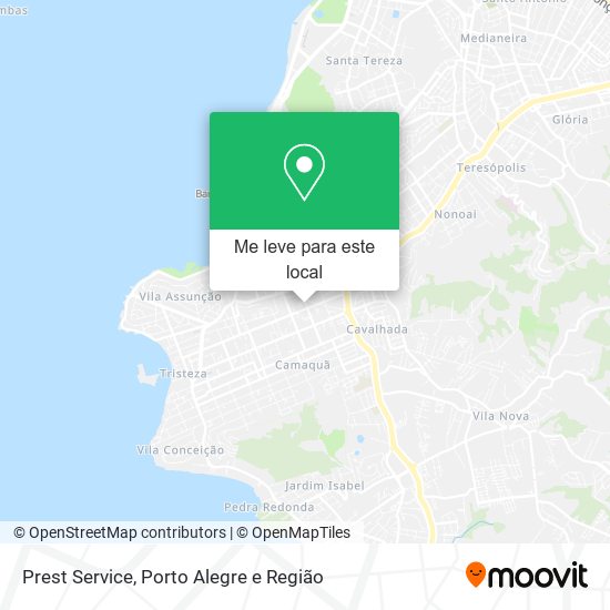 Prest Service mapa