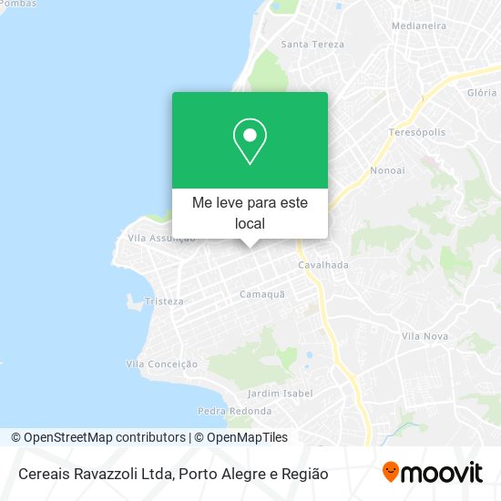 Cereais Ravazzoli Ltda mapa