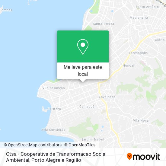 Ctsa - Cooperativa de Transformacao Social Ambiental mapa
