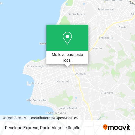 Penelope Express mapa