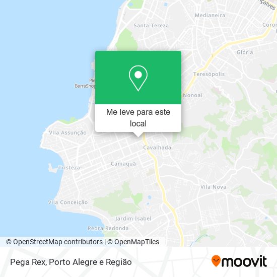 Pega Rex mapa