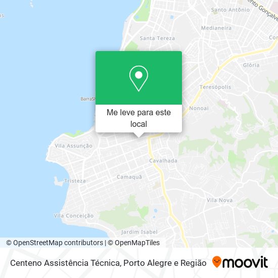 Centeno Assistência Técnica mapa