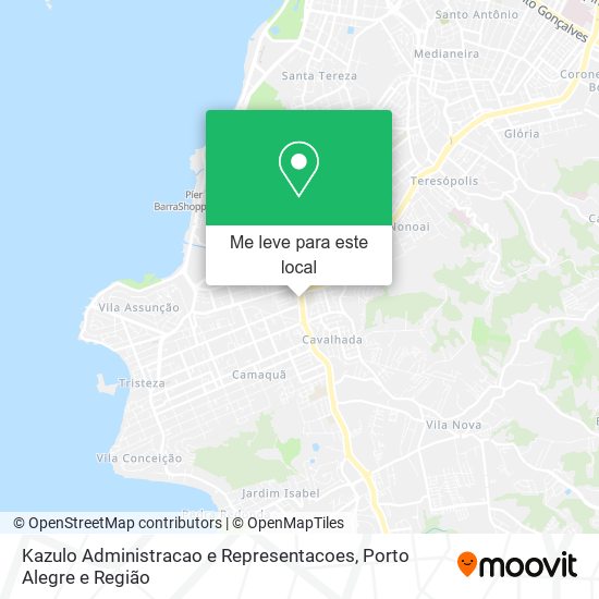 Kazulo Administracao e Representacoes mapa