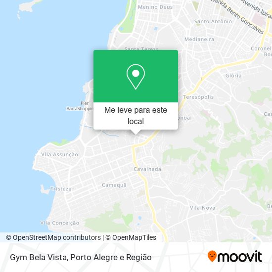 Gym Bela Vista mapa