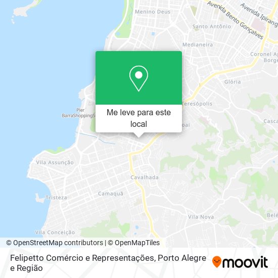 Felipetto Comércio e Representações mapa