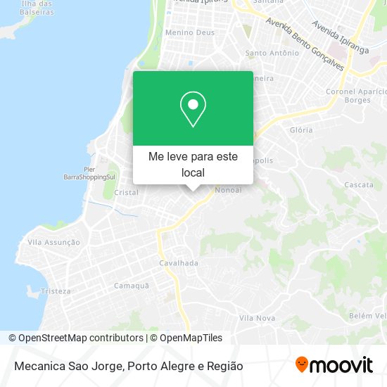 Mecanica Sao Jorge mapa