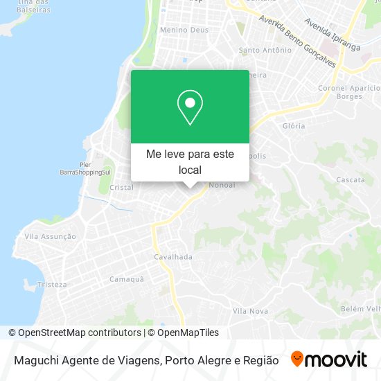 Maguchi Agente de Viagens mapa