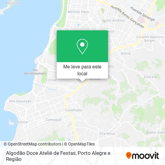 Algodão Doce Ateliê de Festas mapa