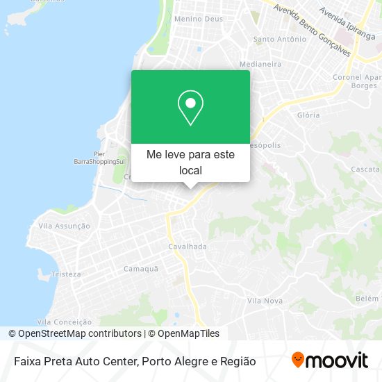 Faixa Preta Auto Center mapa