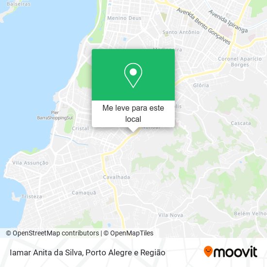 Iamar Anita da Silva mapa