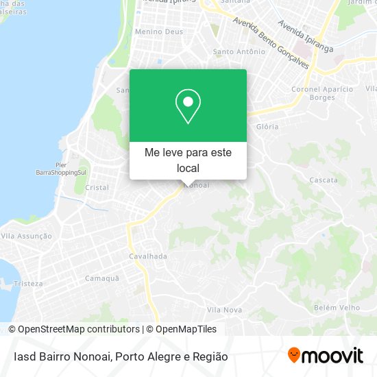 Iasd Bairro Nonoai mapa