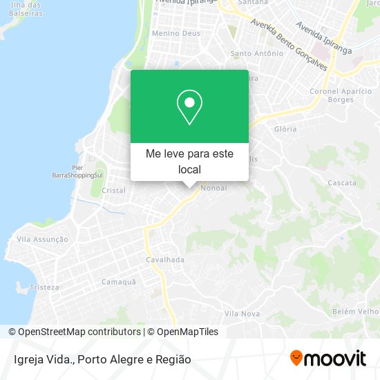 Igreja Vida. mapa