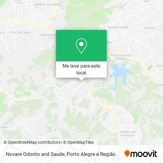 Novare Odonto and Saude mapa