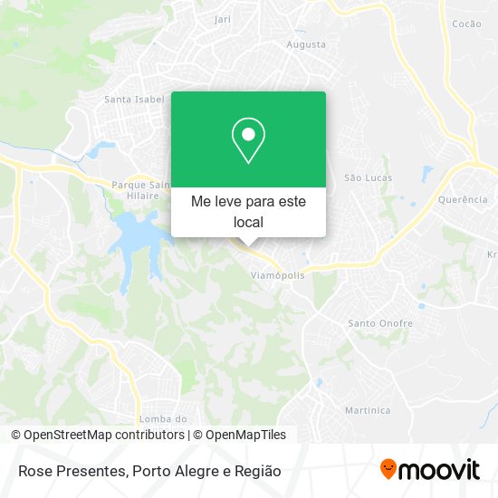Rose Presentes mapa