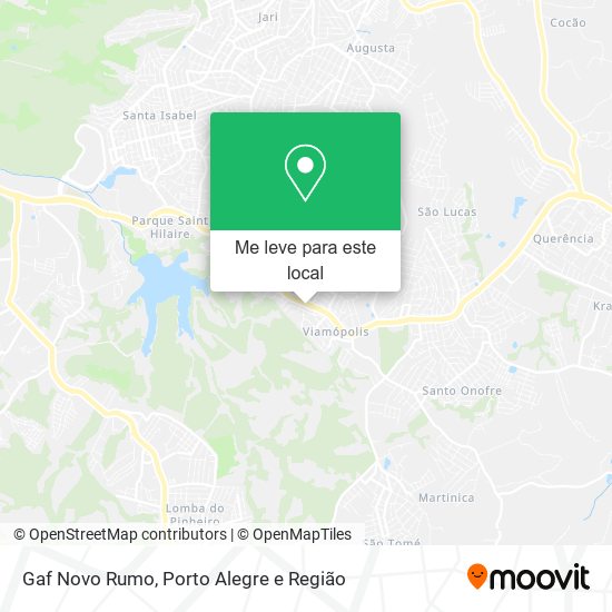 Gaf Novo Rumo mapa