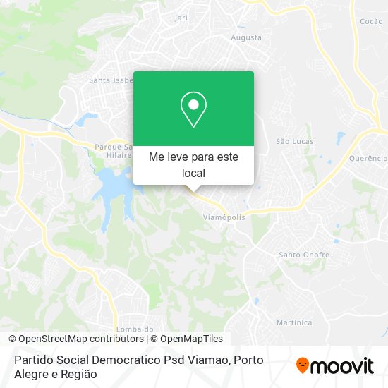 Partido Social Democratico Psd Viamao mapa