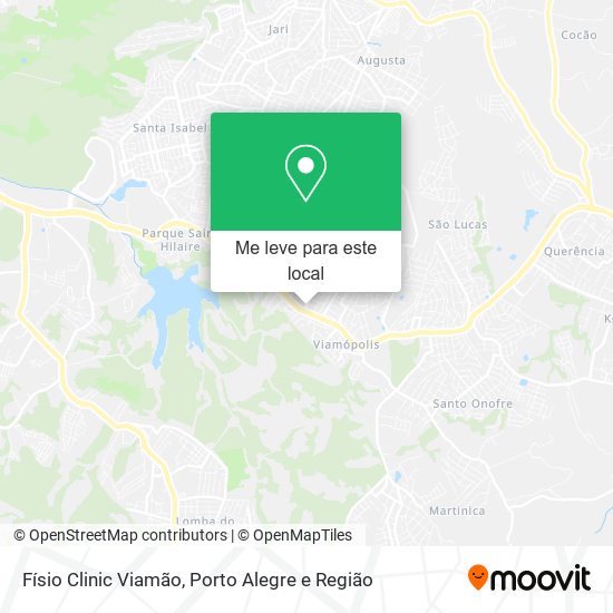Físio Clinic Viamão mapa