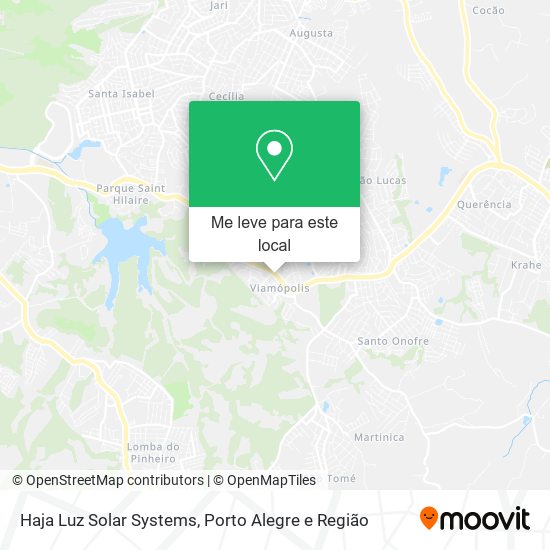Haja Luz Solar Systems mapa