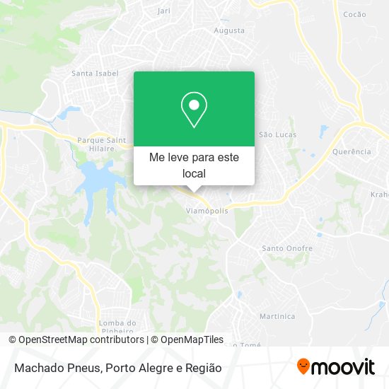 Machado Pneus mapa