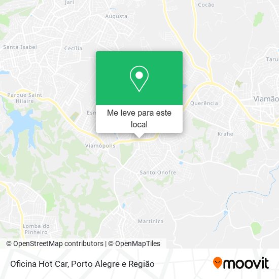 Oficina Hot Car mapa