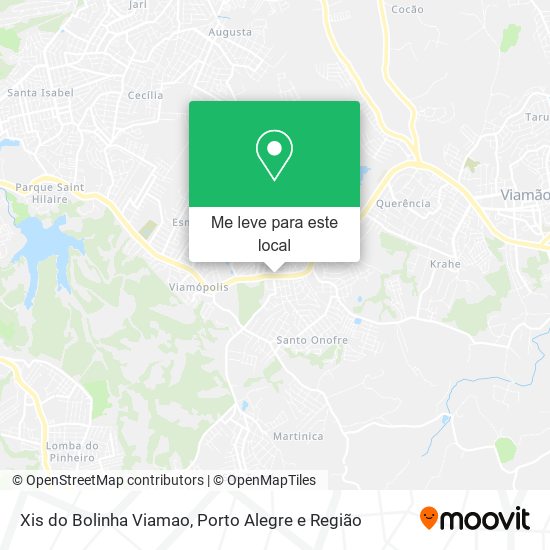 Xis do Bolinha Viamao mapa