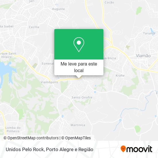 Unidos Pelo Rock mapa