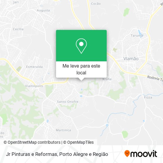 Jr Pinturas e Reformas mapa