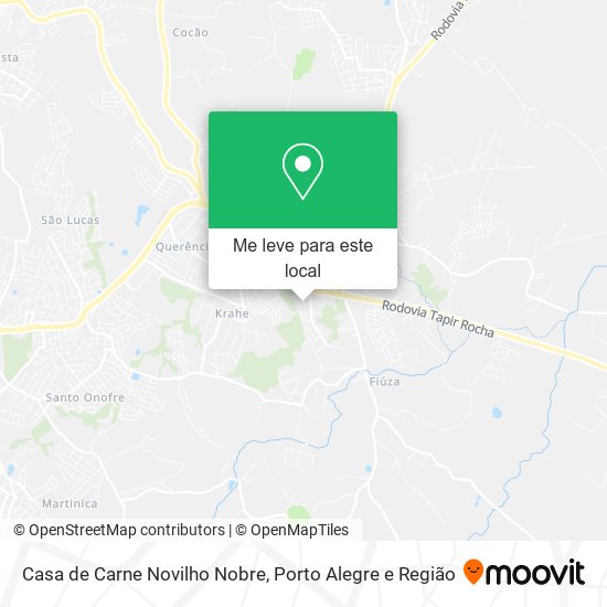 Casa de Carne Novilho Nobre mapa