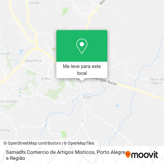 Samadhi Comercio de Artigos Misticos mapa