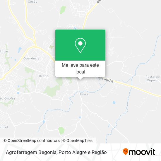 Agroferragem Begonia mapa