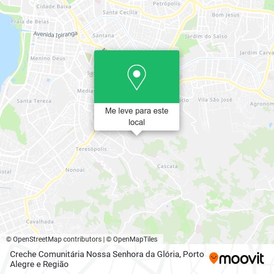 Creche Comunitária Nossa Senhora da Glória mapa